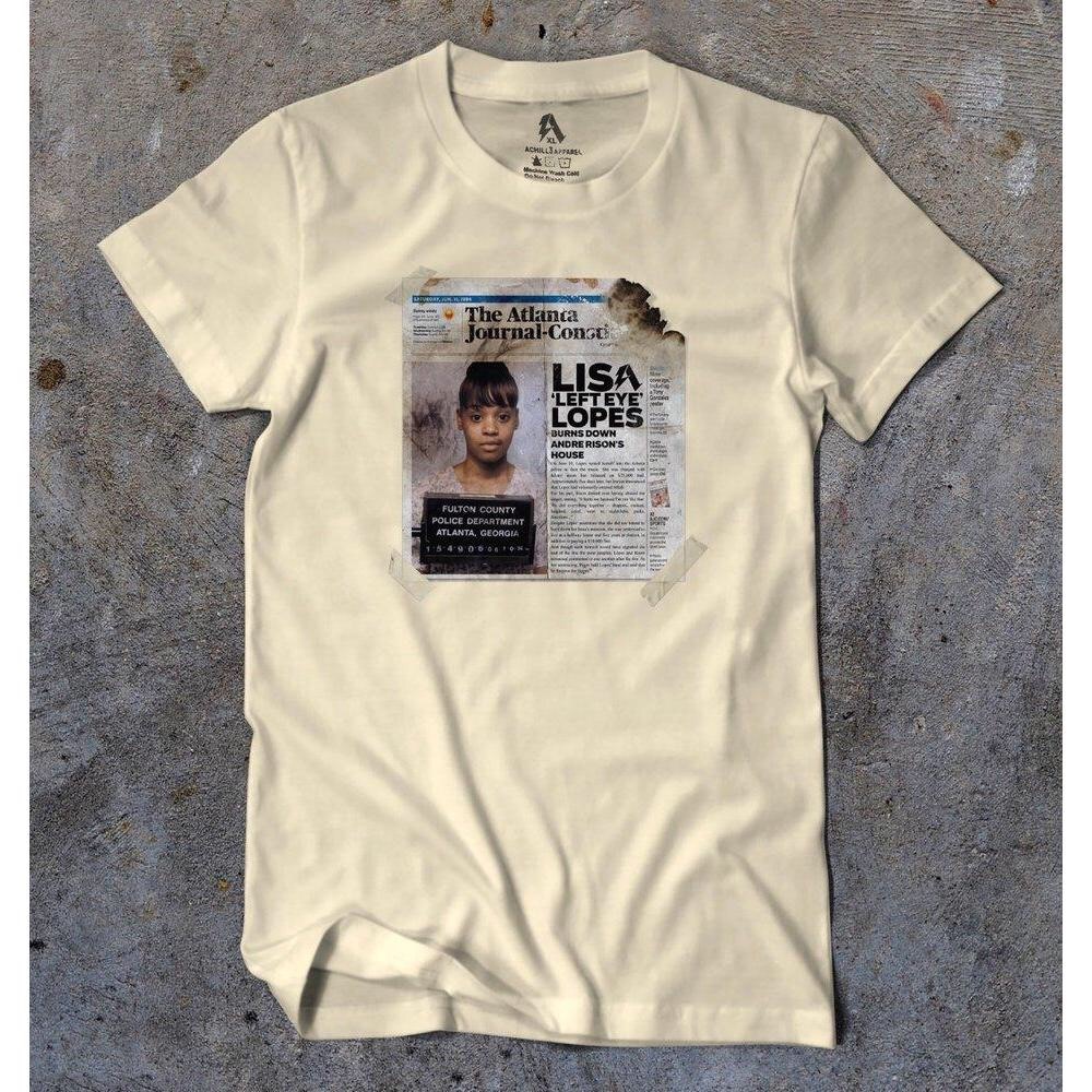Lisa Left eye Lopez mugshot T-shirt from TLC